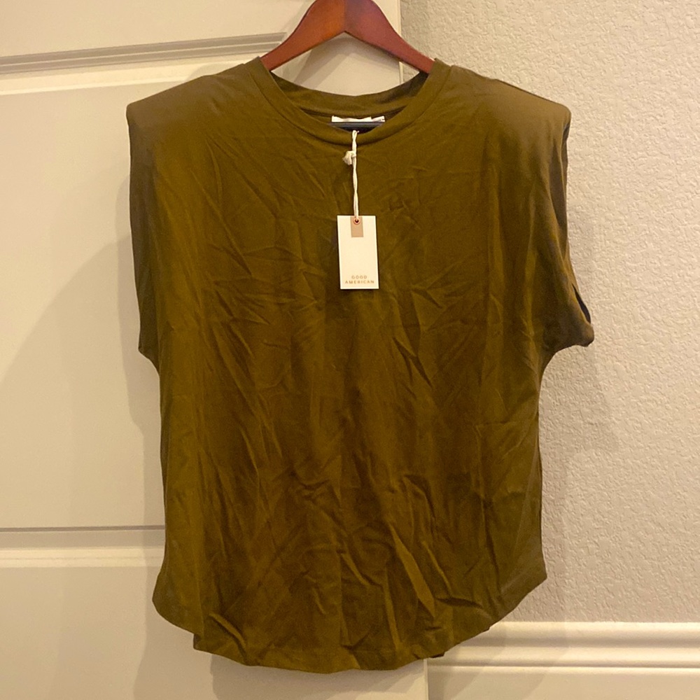 Good American shoulder tank